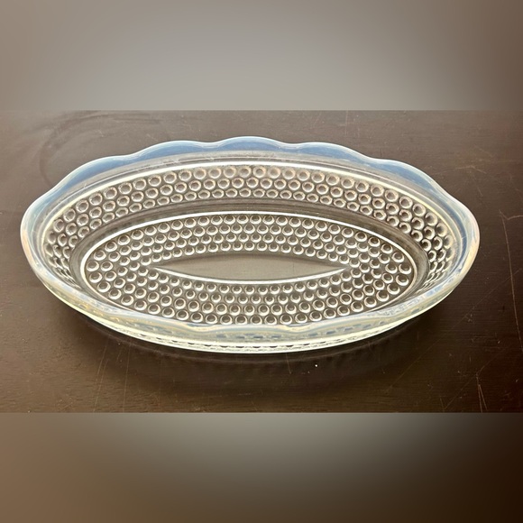 Fenton,  Hobnail, Moonstone Opalescent 8” serving bowl. - Picture 1 of 7